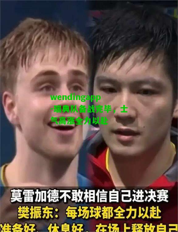 wendingapp-瑞典队备战完毕，士气高涨全力以赴  第1张