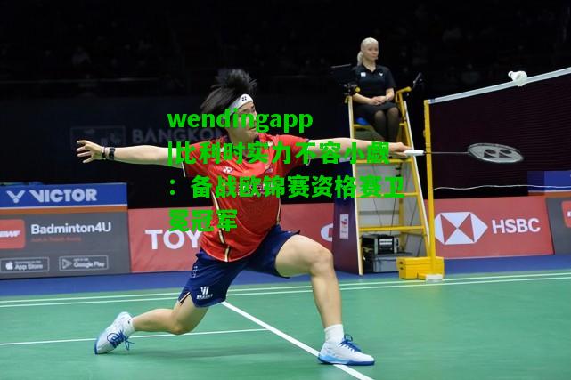 wendingapp|比利时实力不容小觑：备战欧锦赛资格赛卫冕冠军  第2张